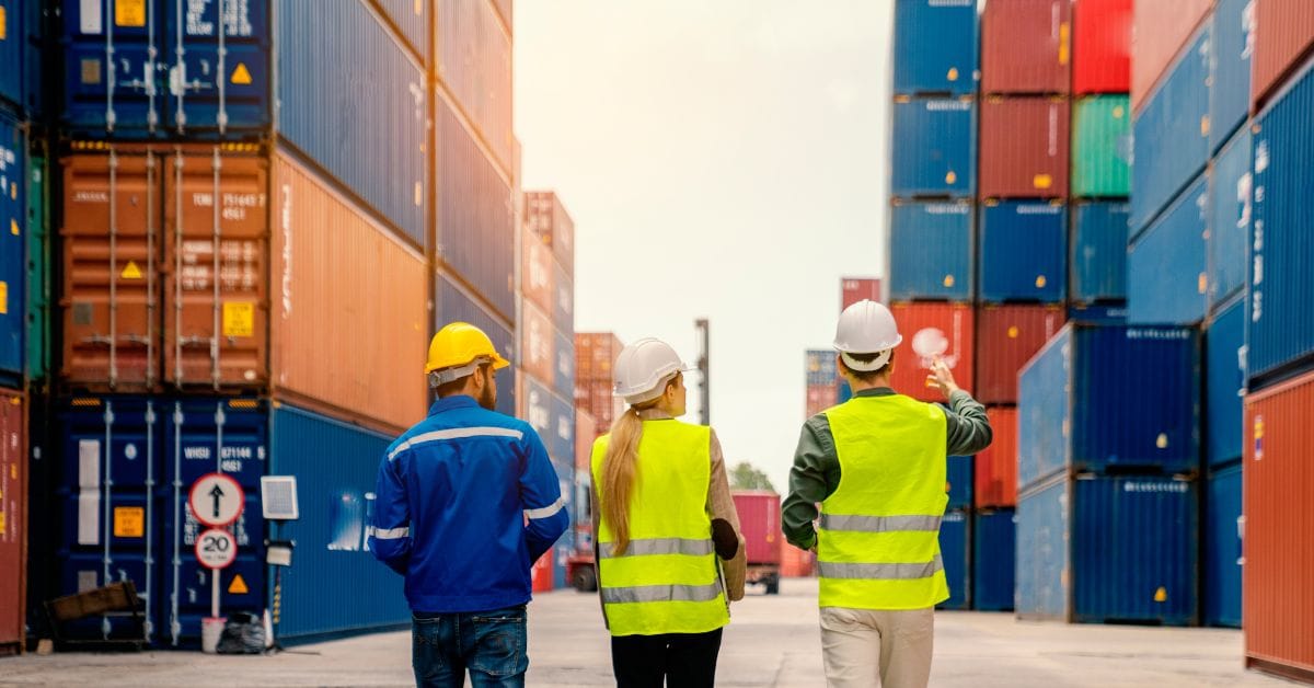 professionnels du déplacement de conteneurs